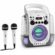 Auna Kara Liquida karaoke systém CD USB MP3 fontána LED 2 x mikrofón prenosný