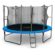 Rocketboy 366, 366 cm trampolína, vnútorná bezpečnostná sieť, široký rebrík, modrá
