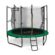 Rocketstart 250, 250 cm trampolína, vnútorná bezpečnostná sieť, široký rebrík, zelená
