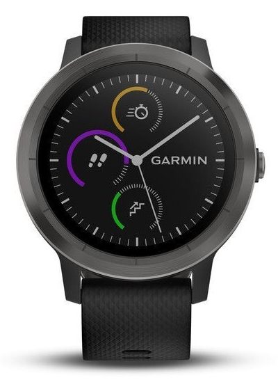 fitness inteligentné hodinky Garmin vívoActive 3 v čiernom prevedení