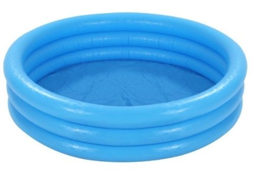 Malý modrý nafukovací detský bazén