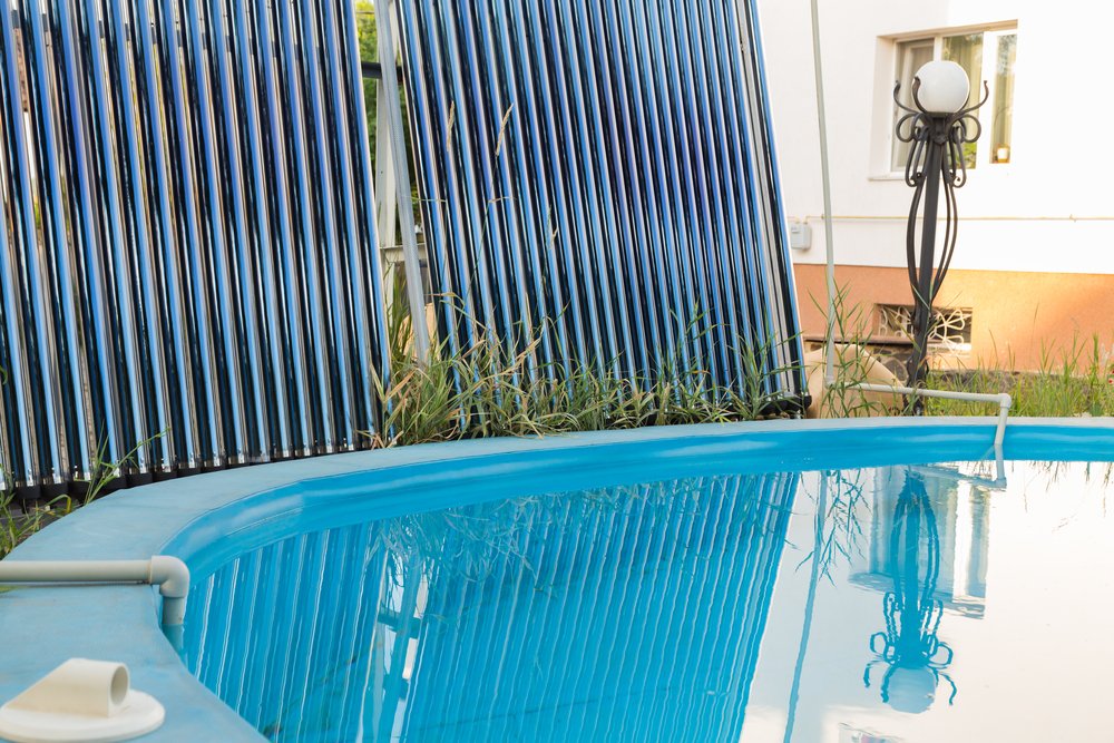 Ohrev vody v bazéne solárnymi kolektormi