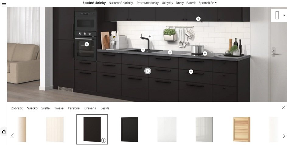 IKEA interaktívny online plánovač
