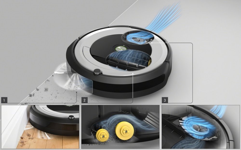iRobot Roomba e5 - čistiaci systém AeroForce