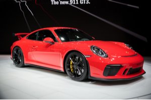 Červené Porsche