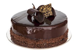 Čokoládová torta s kúskami čokolády