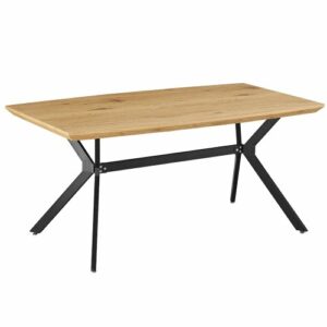 Jedálenský stôl Mediter 160 cm – dub / čierna