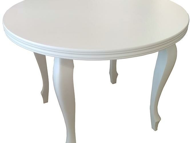 Jedálenský stôl ST33 FI100 biely mat AA