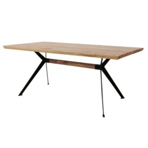 Jedálenský stôl YOGA, prírodný palisander/čierna