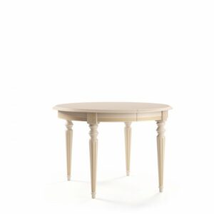 Rustikálny rozkladací jedálenský stôl Verona T-O – biela