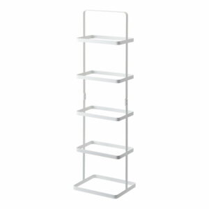 Biely vysoký stojan na topánky YAMAZAKI Tower Shoe Rack