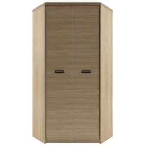 Skriňa rohová 2D, dub madura/wellington, DIAZ