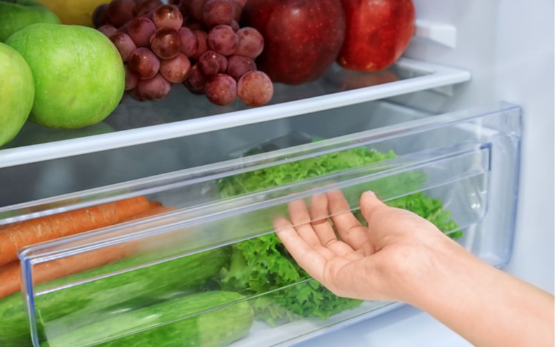 Ovocie a zelenina v chladničke