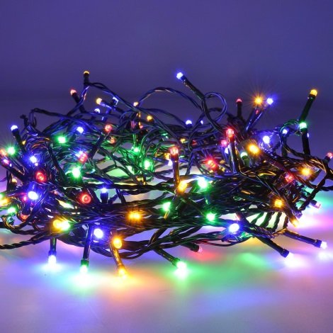 Brilagi – LED Vianočná vonkajšia reťaz 200xLED/8 funkcí 25 m IP44 multicolor