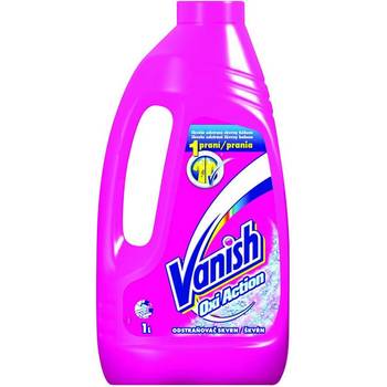 Vanish Oxi Action Pink 1×1000 ml, odstraňovač škvŕn