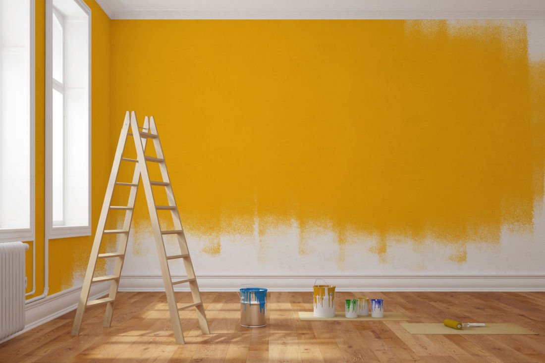 Penetrák na stenu - maľovanie izby