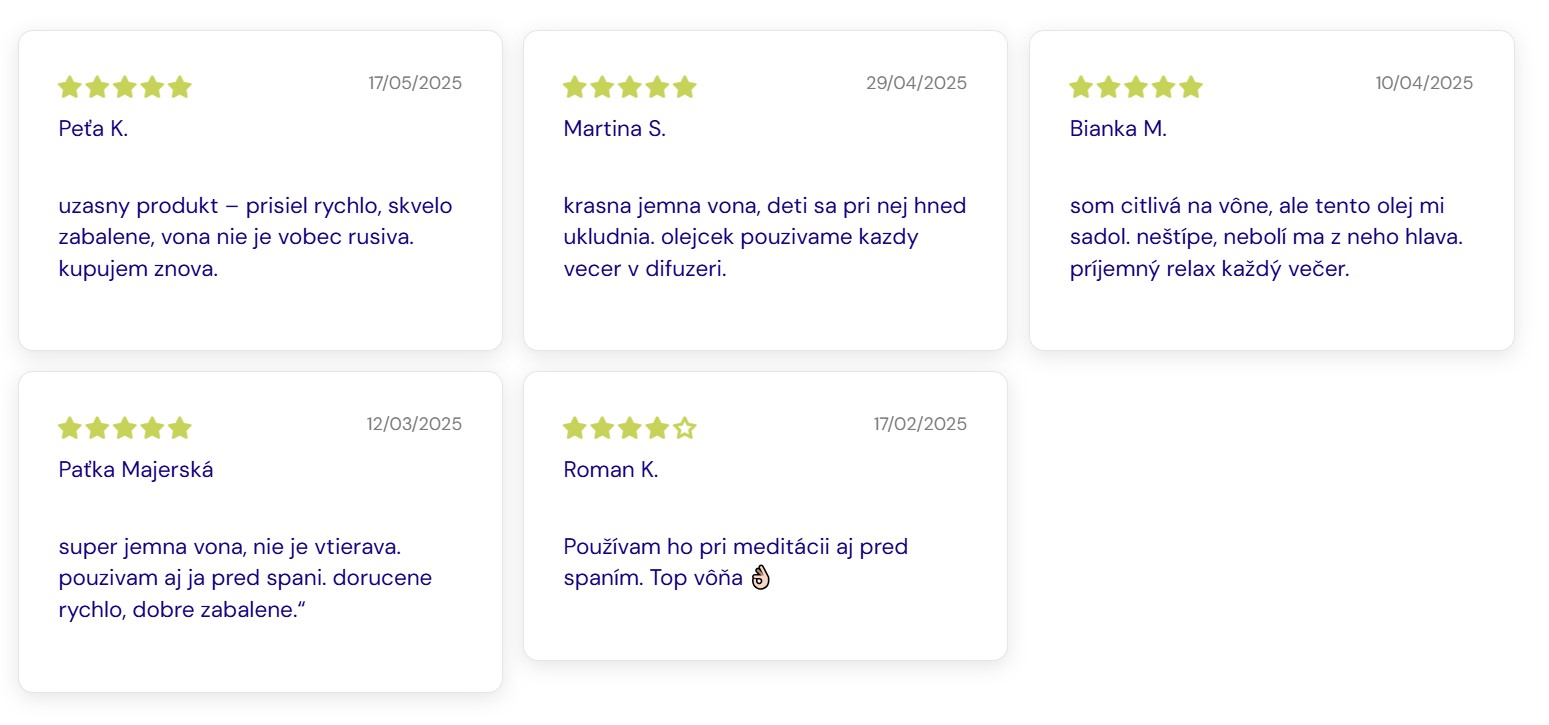 Hevi BIO levanduľový esenciálny olej - skúsenosti a recenzie ostatných