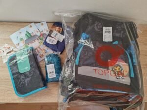 Topgal školská aktovka KIRA - Topgal Školský set KIRA 4in1