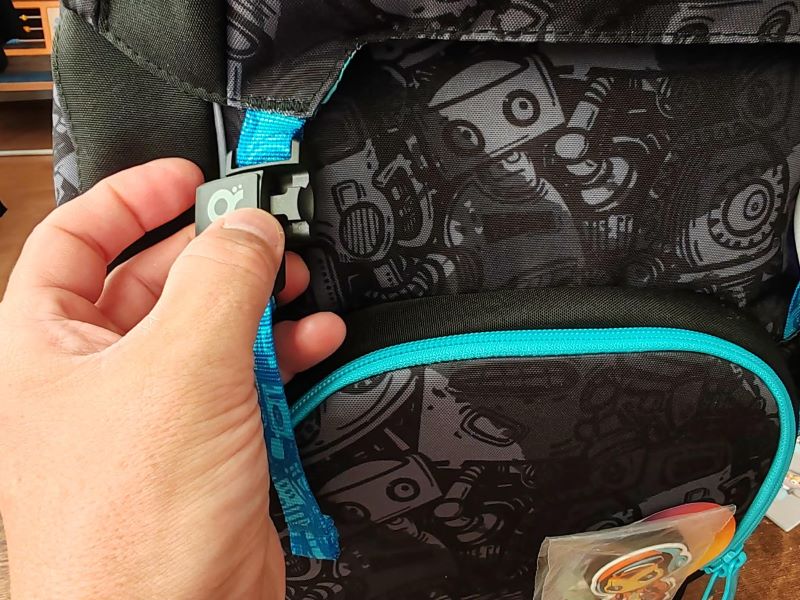 Topgal školská aktovka KIRA - fidlock rozopínanie
