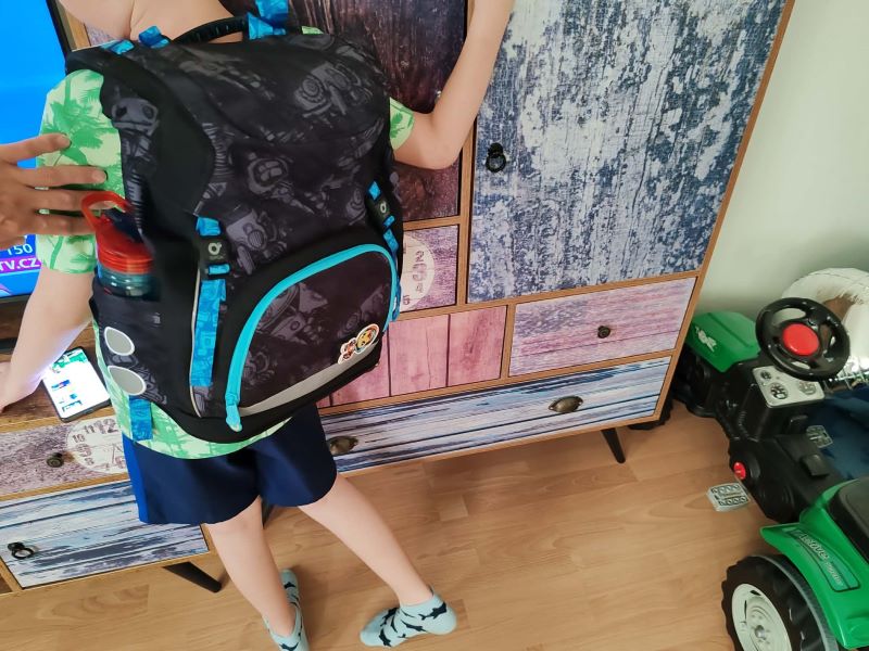 Topgal školská aktovka KIRA - na chlapcovi